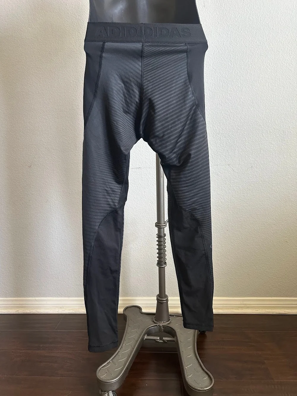 Adidas Alphaskin ASK SPR TIG Activewear Leggings Black Men Medium